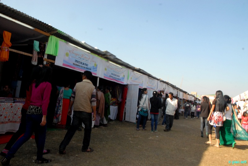 Manipur Sangai Festival 2012 scene, stall and Mini Adventure Complex at Hapta Kangjeibung  :: 29 Nov 2012