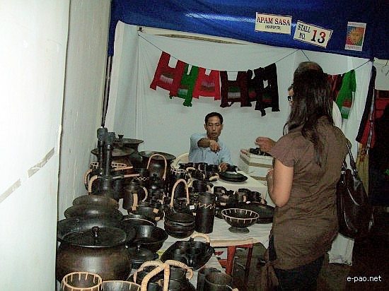 Manipur's Stall- Handicraft Exhibition @ OCTAVE 2008, Mumbai :: November 2008