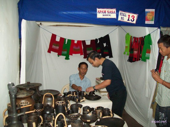 Manipur's Stall- Handicraft Exhibition @ OCTAVE 2008, Mumbai :: November 2008