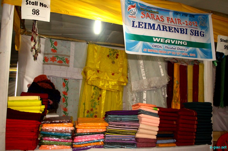 6th Regional Saras Fair 2012 at Iboyaima Shumang Lila Shanglen, Imphal :: 2 - 13 Nov 2012