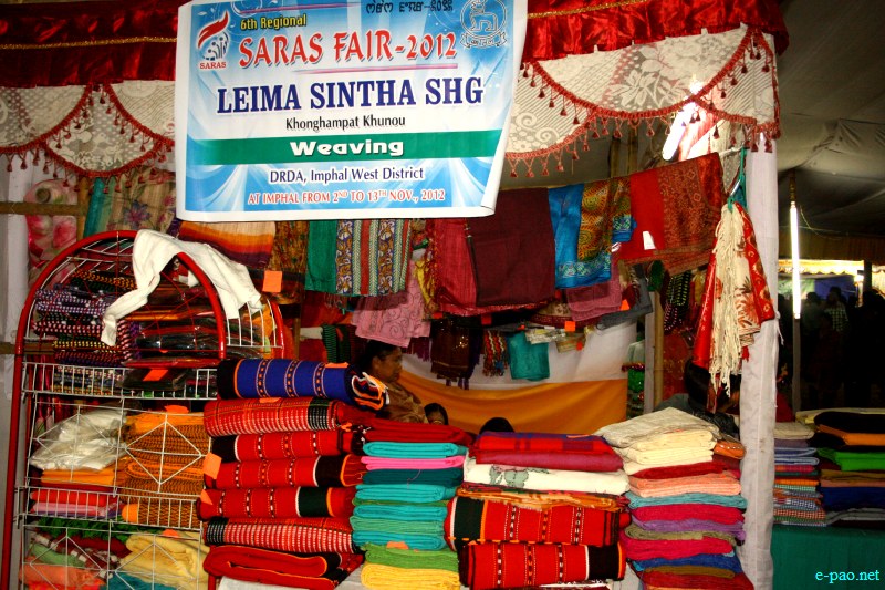 6th Regional Saras Fair 2012 at Iboyaima Shumang Lila Shanglen, Imphal :: 2 - 13 Nov 2012