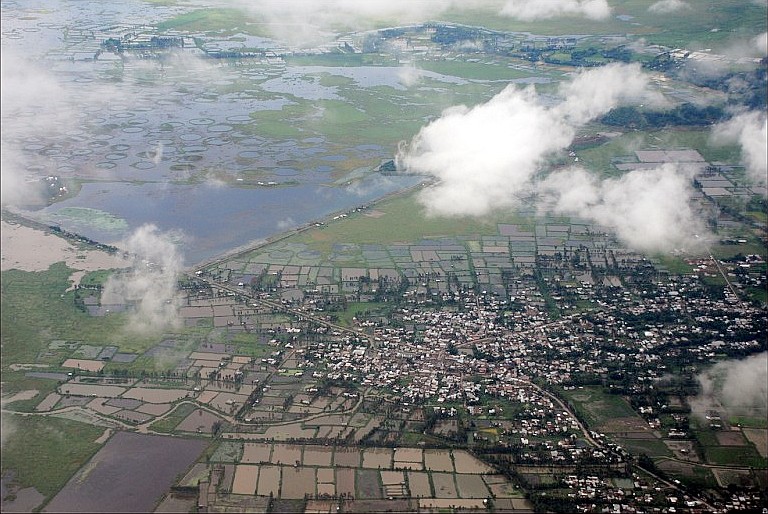 Aerial View of Moirang, Sendra & Thanga and Karang :: 2008