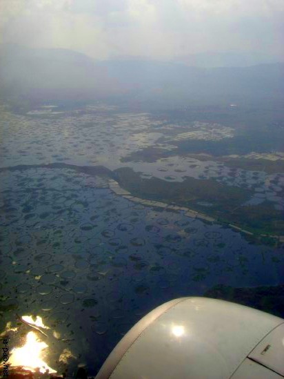 Imphal as seen from an Aircraft :: 2008