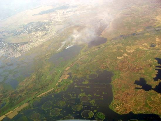 Imphal as seen from an Aircraft :: 2008
