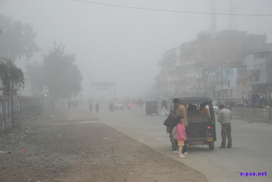Winter Morning Fog in Imphal, Manipur :: December 2008