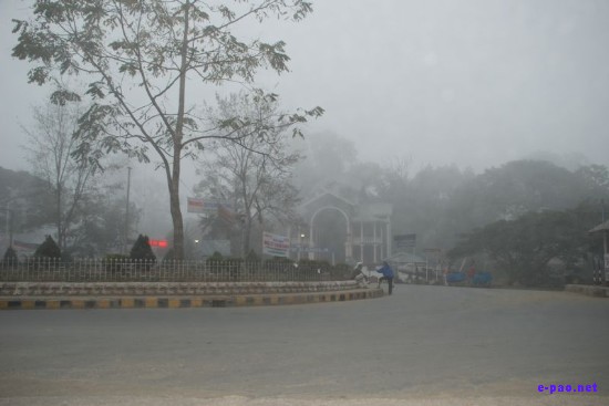 Winter Morning Fog in Imphal, Manipur  :: December 2008