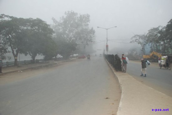 Winter Morning Fog in Imphal, Manipur  :: December 2008