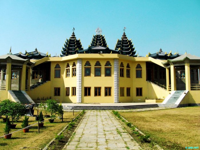 ISKCON Temple at Sangaiporou, Imphal, Manipur :: September 2011