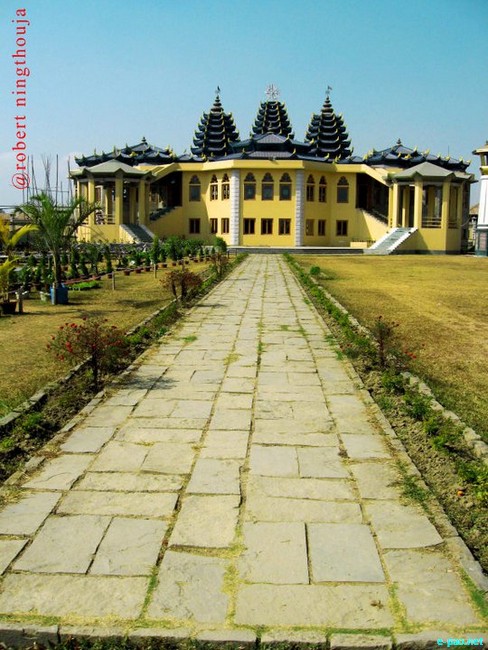 ISKCON Temple at Sangaiporou, Imphal, Manipur :: September 2011