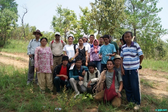 Manipur University Expedition to the Kathong Chingjao hill, Sajik Tampak :: May 2011