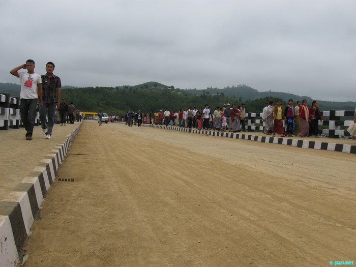 Serou Bridge over Chakpi river - longest bridge of Manipur :: 24 October 2011