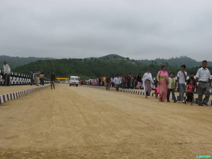 Serou Bridge over Chakpi river - longest bridge of Manipur :: 24 October 2011