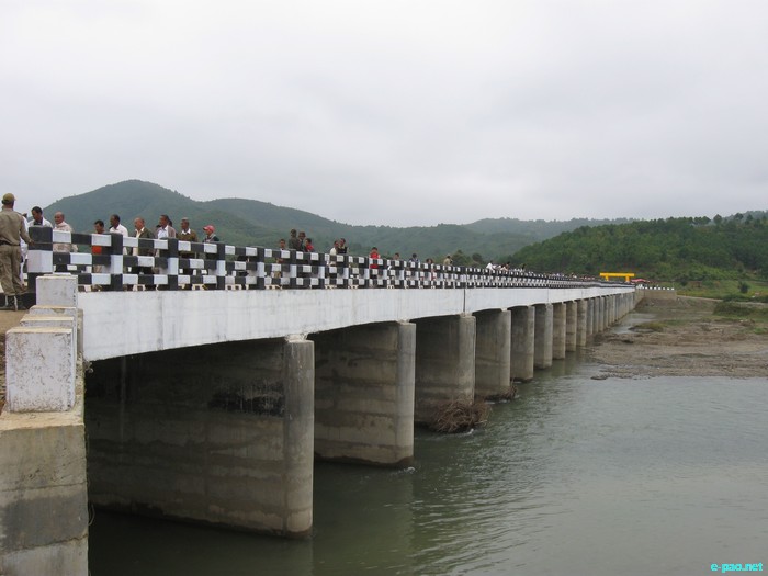 Serou Bridge over Chakpi river - longest bridge of Manipur :: 24 October 2011