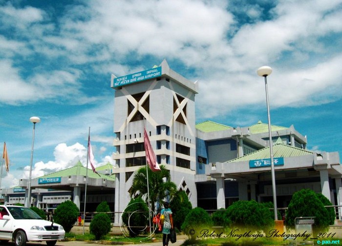 Tulihal Airport at Imphal, Manipur in 2011