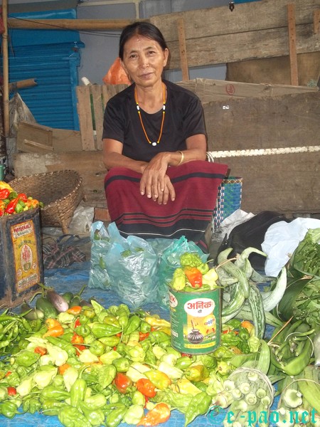 A Zeliangrong Women at  Noney Keithel(Market), Tamenglong District - Manipur in August 2012