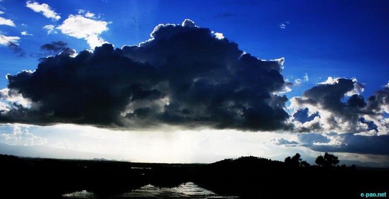 A Cloudy sky : Sky of Manipur :: September 2012