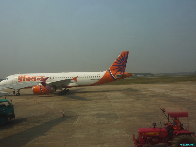 Imphal as seen from an Aircraft :: 2010