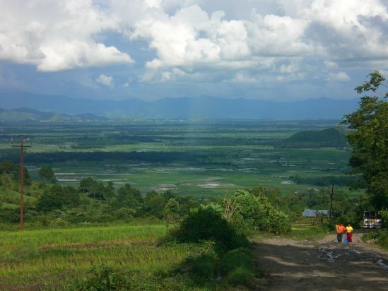 Landscape of Blue and Green Hills - 2007
