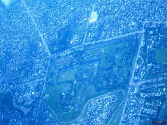 An aerial view of Imphal :: 2007