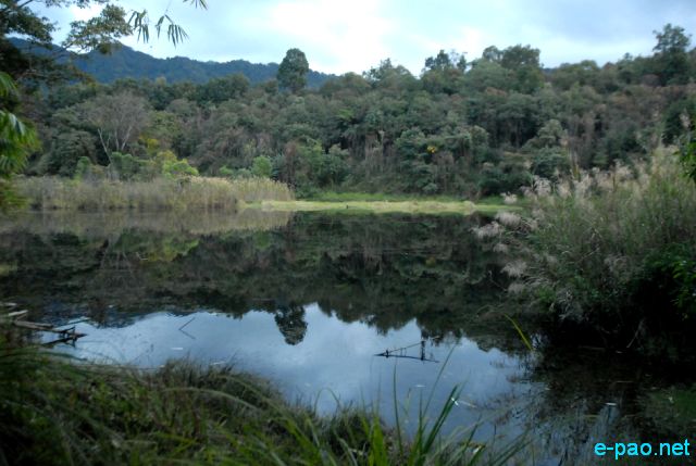 Kachoubung Lake near Indo-Myanmmar border Ango-Range in Ukhrul :: January 2011