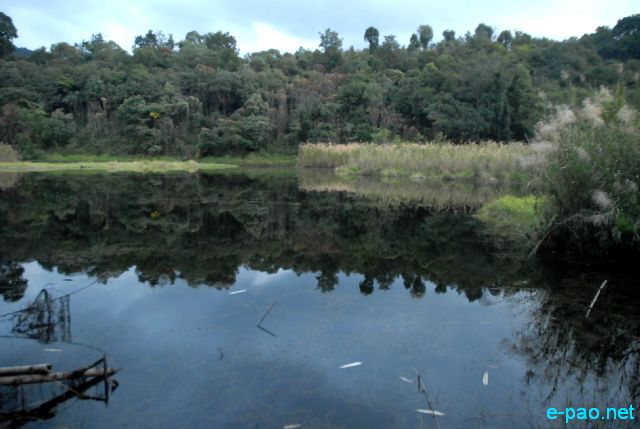 Kachoubung Lake near Indo-Myanmmar border Ango-Range in Ukhrul :: January 2011