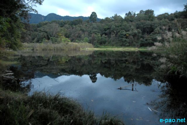 Kachoubung Lake near Indo-Myanmmar border Ango-Range in Ukhrul :: January 2011