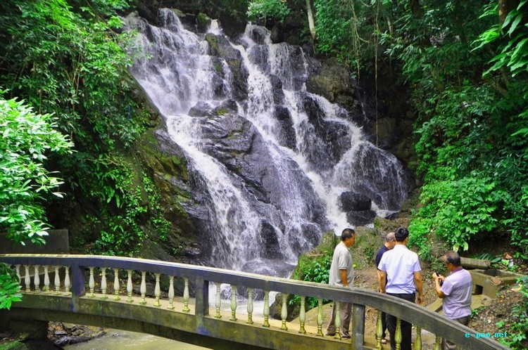 A waterfall in Churachandpur District :: 2012
