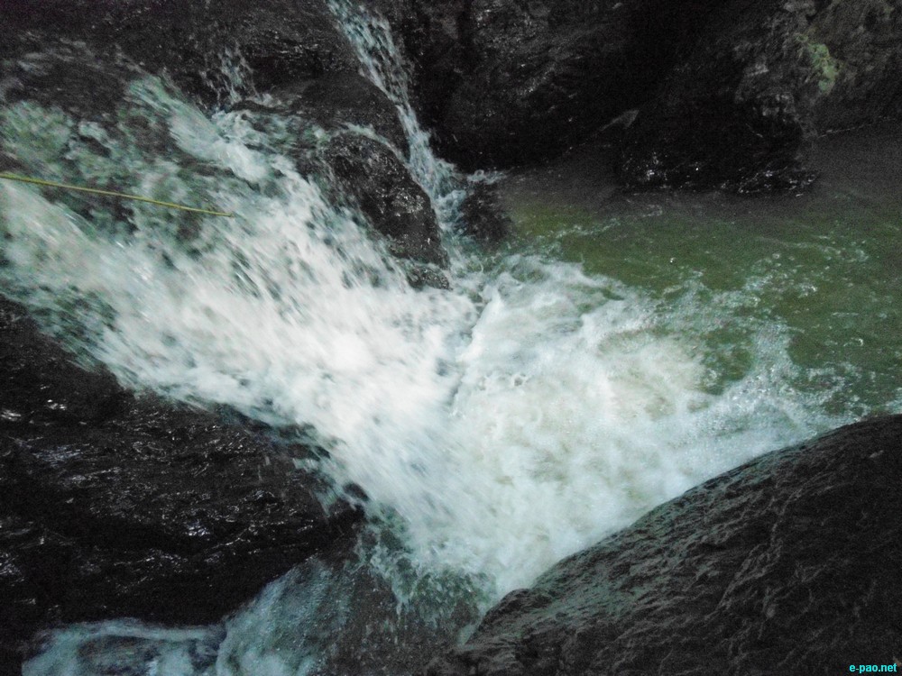 Ngaloi Water Fall, Ngaloi MOUl Village at Churachandpur and surrounding landscape of Churachandpur :: August 2012
