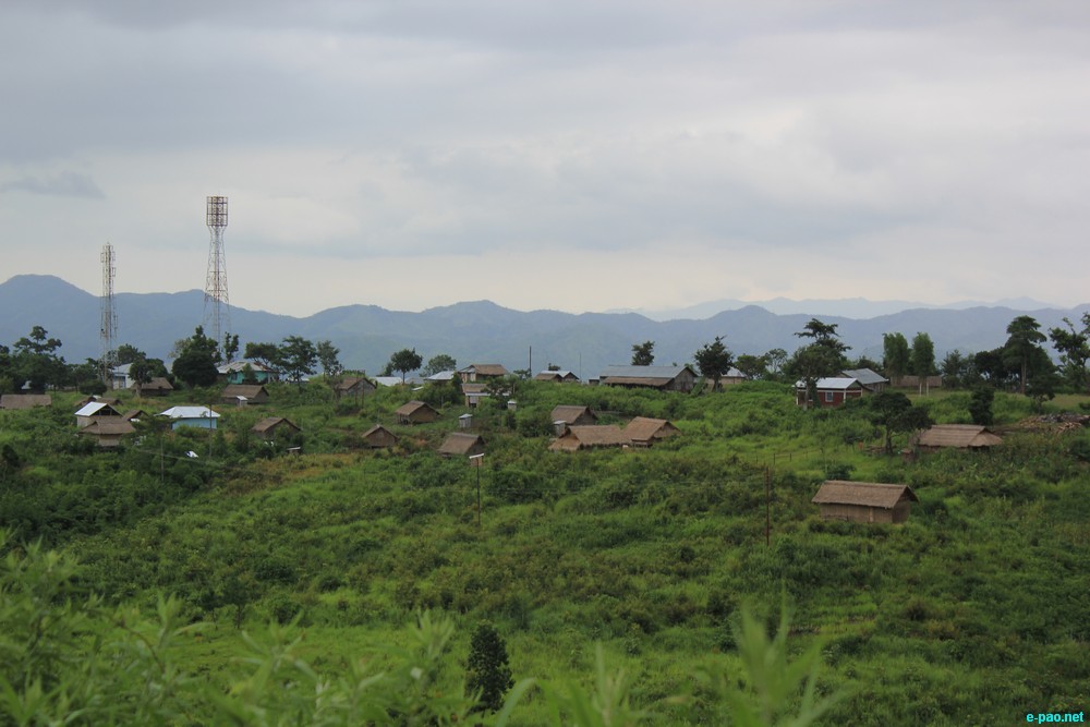 Ngaloi Water Fall, Ngaloi MOUl Village at Churachandpur and surrounding landscape of Churachandpur :: August 2012