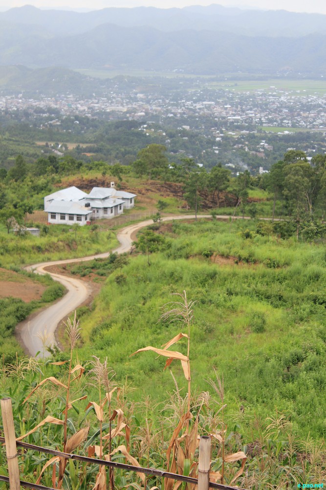 Ngaloi Water Fall, Ngaloi MOUl Village at Churachandpur and surrounding landscape of Churachandpur :: August 2012