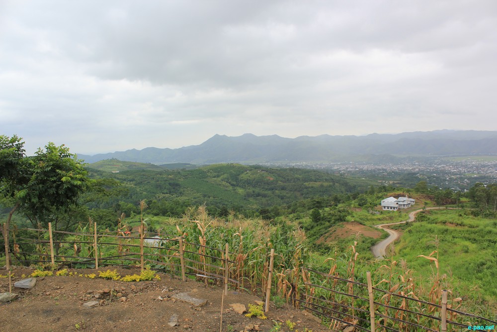 Ngaloi Water Fall, Ngaloi MOUl Village at Churachandpur and surrounding landscape of Churachandpur :: August 2012