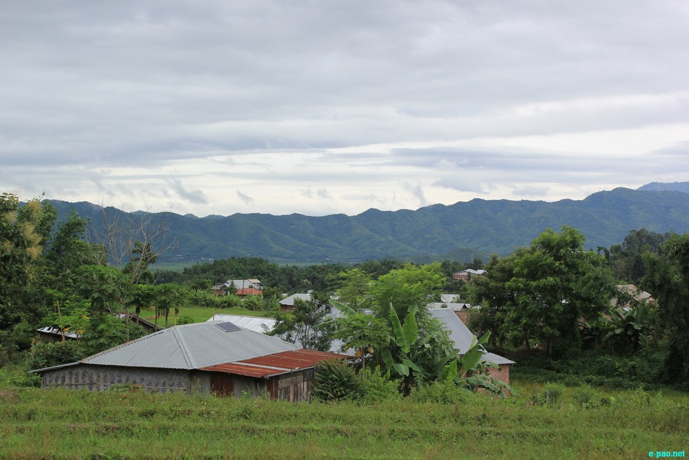 Ngaloi Water Fall, Ngaloi MOUl Village at Churachandpur and surrounding landscape of Churachandpur :: August 2012