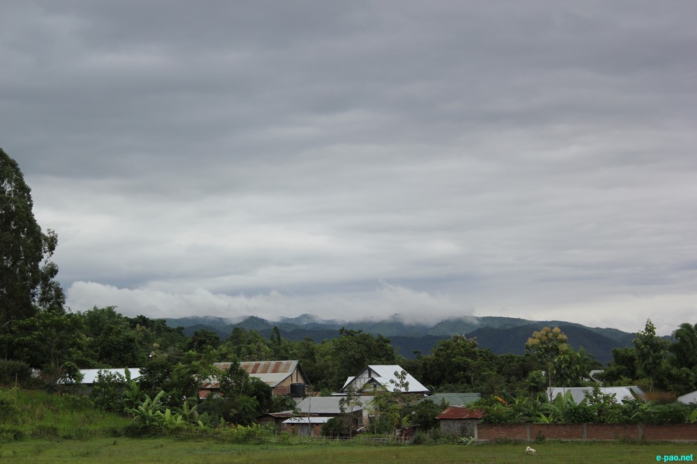 Ngaloi Water Fall, Ngaloi MOUl Village at Churachandpur and surrounding landscape of Churachandpur :: August 2012