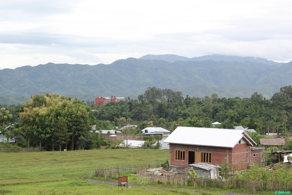Ngaloi Water Fall, Ngaloi MOUl Village at Churachandpur and surrounding landscape of Churachandpur :: August 2012