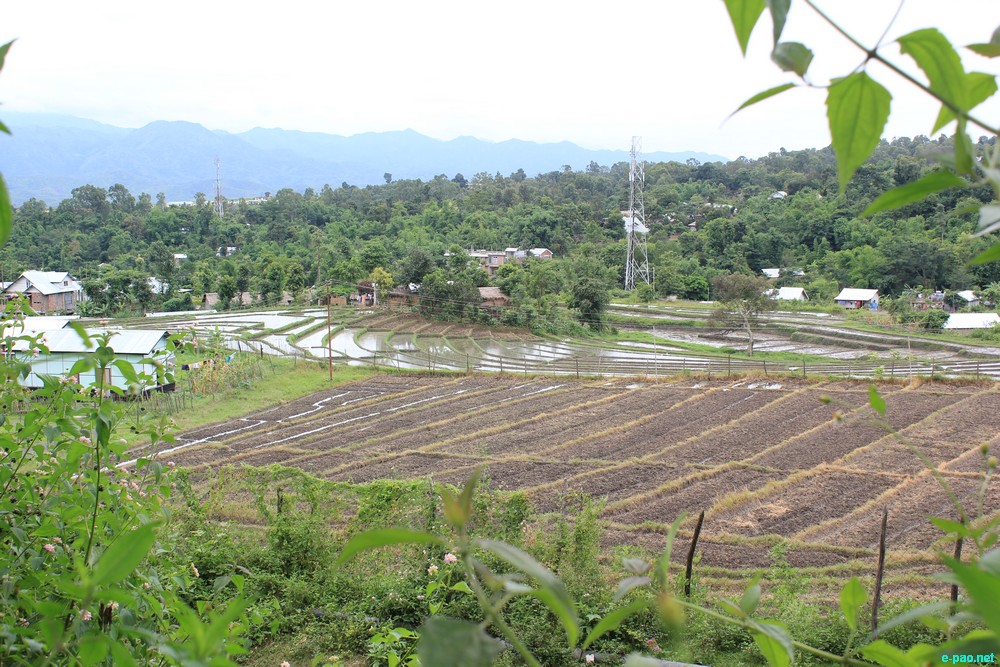 Ngaloi Water Fall, Ngaloi MOUl Village at Churachandpur and surrounding landscape of Churachandpur :: August 2012