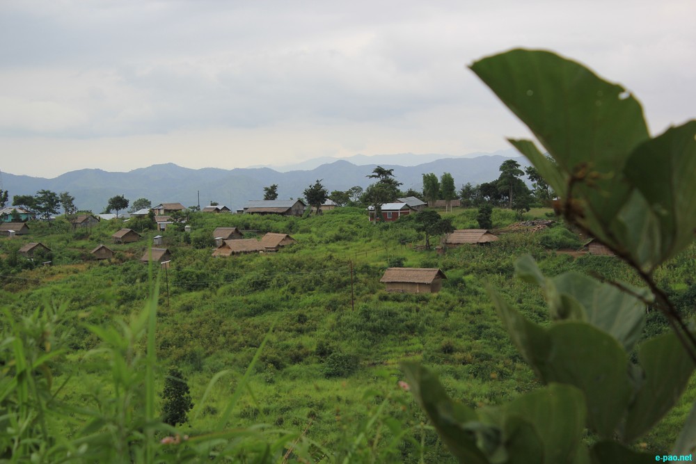 Ngaloi Water Fall, Ngaloi MOUl Village at Churachandpur and surrounding landscape of Churachandpur :: August 2012