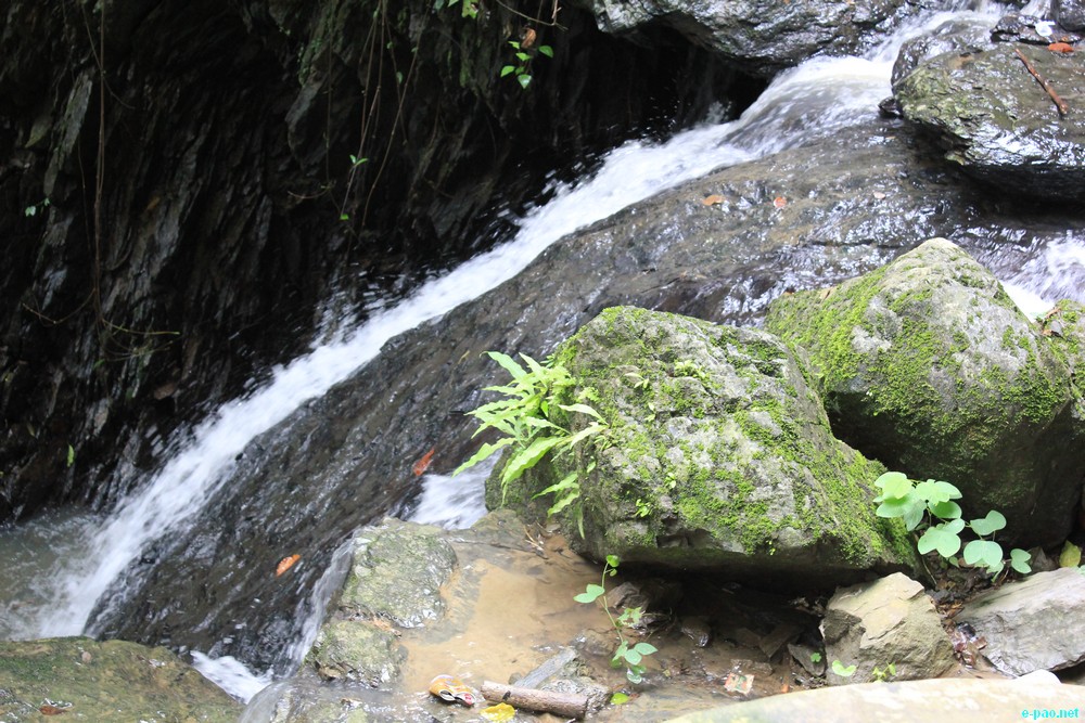 Ngaloi Water Fall, Ngaloi MOUl Village at Churachandpur and surrounding landscape of Churachandpur :: August 2012