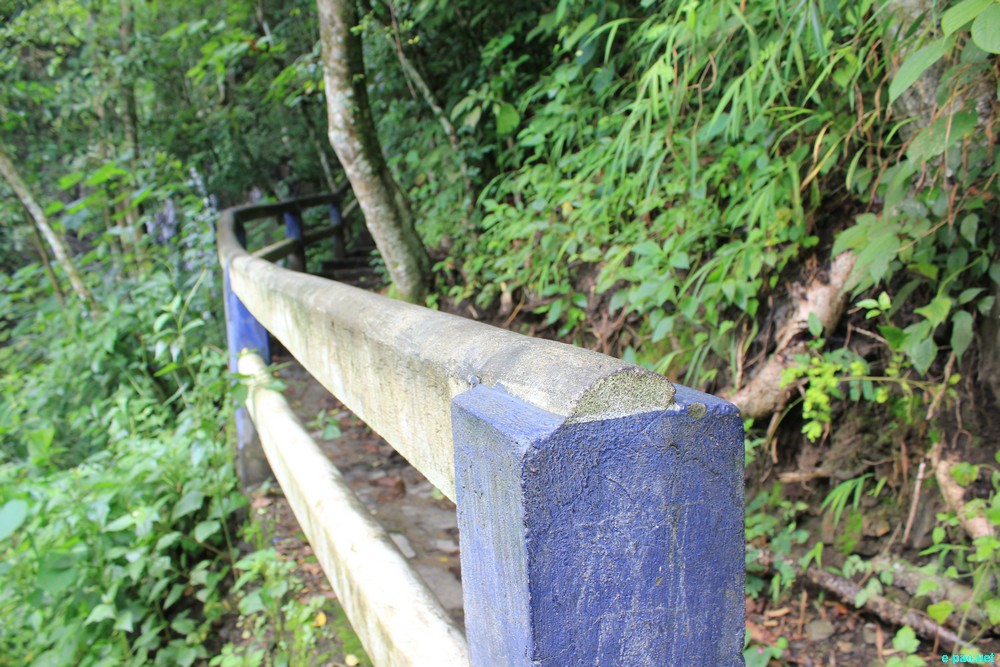 Ngaloi Water Fall, Ngaloi MOUl Village at Churachandpur and surrounding landscape of Churachandpur :: August 2012