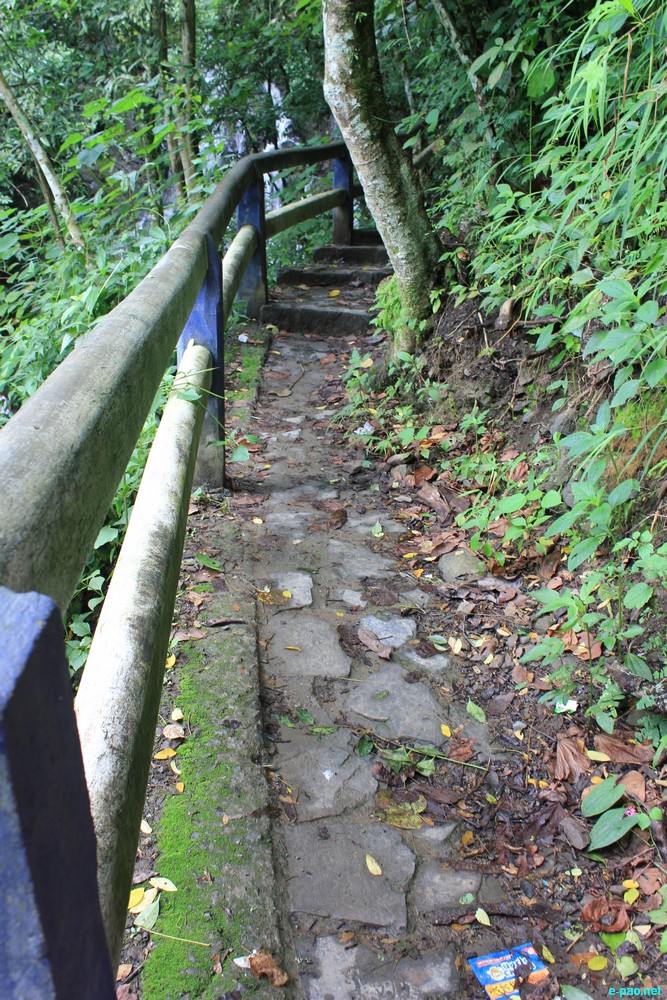 Ngaloi Water Fall, Ngaloi MOUl Village at Churachandpur and surrounding landscape of Churachandpur :: August 2012