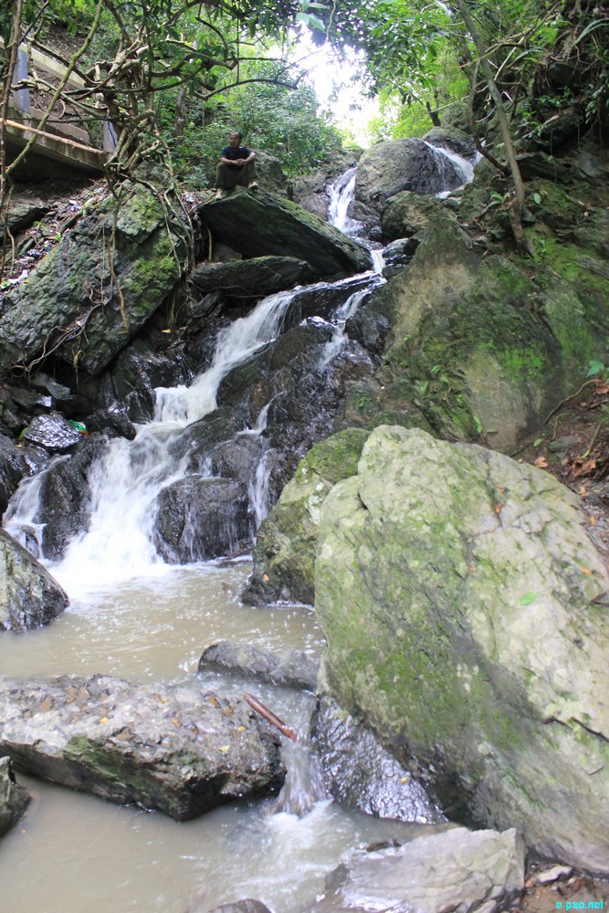 Ngaloi Water Fall, Ngaloi MOUl Village at Churachandpur and surrounding landscape of Churachandpur :: August 2012
