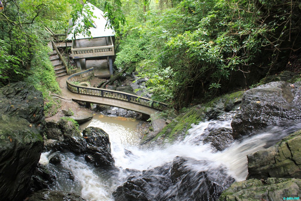 Ngaloi Water Fall, Ngaloi MOUl Village at Churachandpur and surrounding landscape of Churachandpur :: August 2012