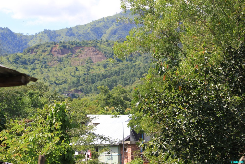 Ngaloi Water Fall, Ngaloi MOUl Village at Churachandpur and surrounding landscape of Churachandpur :: August 2012