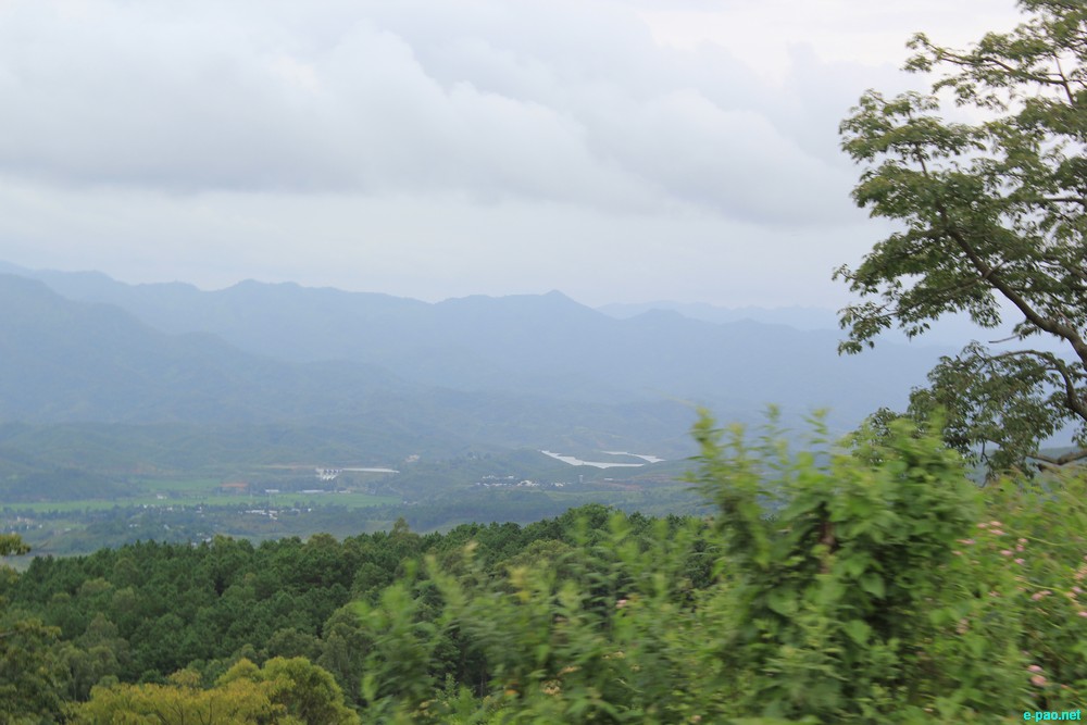 Ngaloi Water Fall, Ngaloi MOUl Village at Churachandpur and surrounding landscape of Churachandpur :: August 2012
