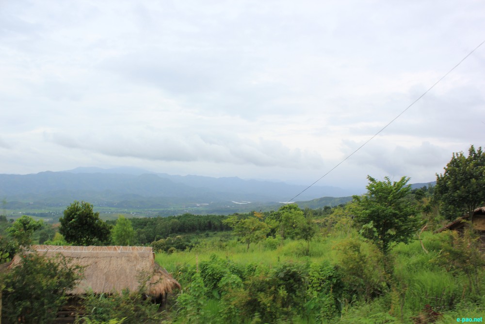 Ngaloi Water Fall, Ngaloi MOUl Village at Churachandpur and surrounding landscape of Churachandpur :: August 2012