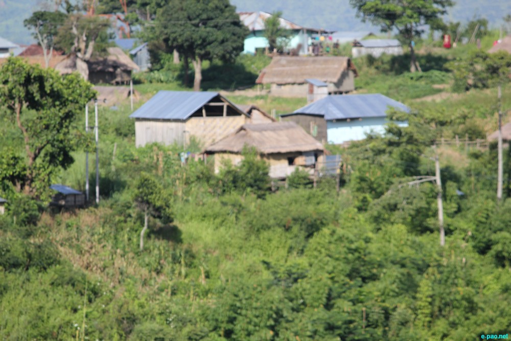Ngaloi Water Fall, Ngaloi MOUl Village at Churachandpur and surrounding landscape of Churachandpur :: August 2012