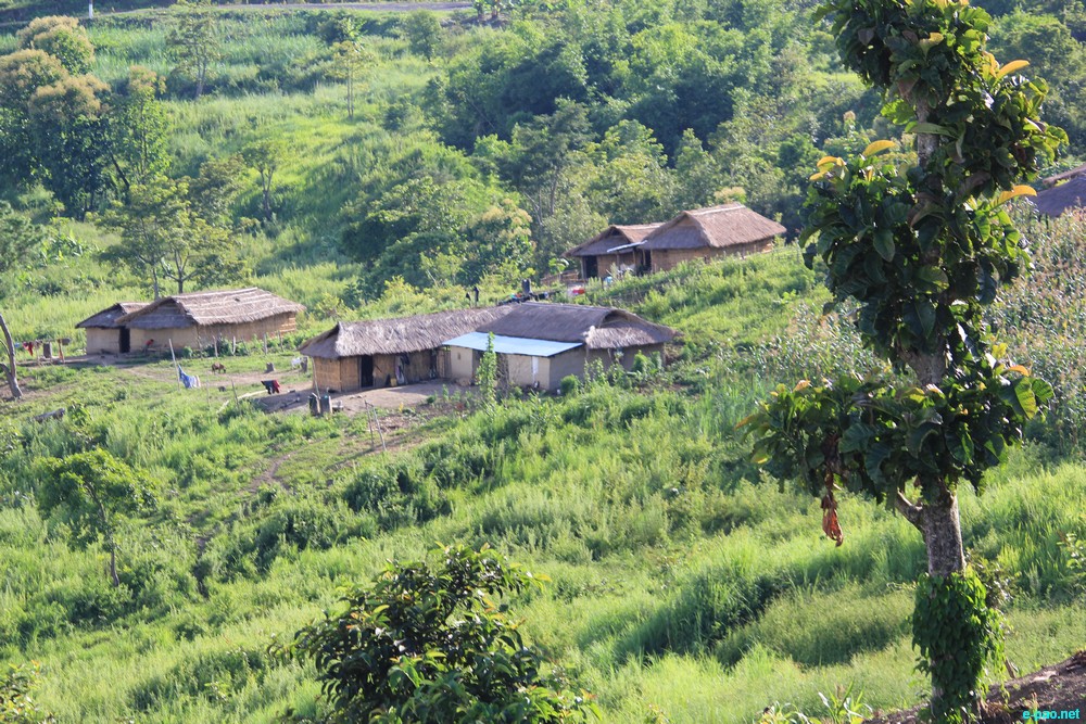Ngaloi Water Fall, Ngaloi MOUl Village at Churachandpur and surrounding landscape of Churachandpur :: August 2012