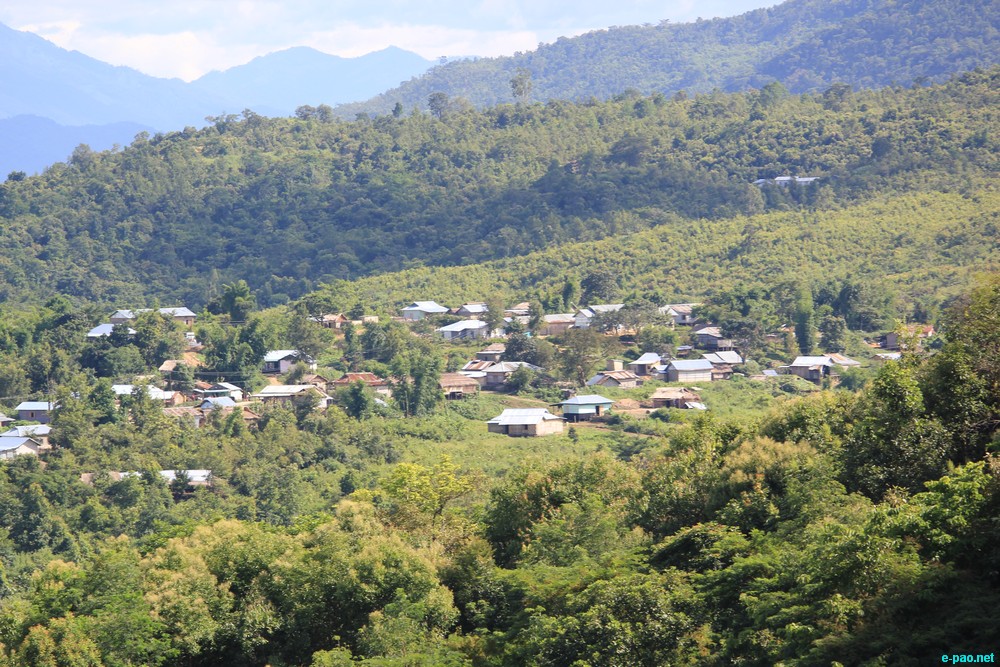 Ngaloi Water Fall, Ngaloi MOUl Village at Churachandpur and surrounding landscape of Churachandpur :: August 2012