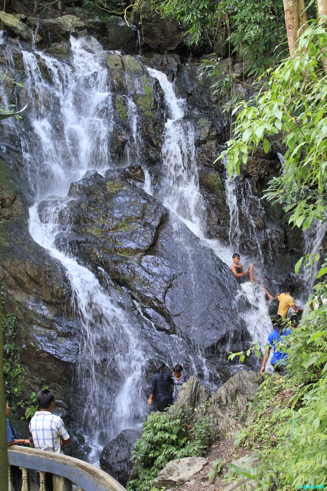 Ngaloi Water Fall, Ngaloi MOUl Village at Churachandpur and surrounding landscape of Churachandpur :: August 2012