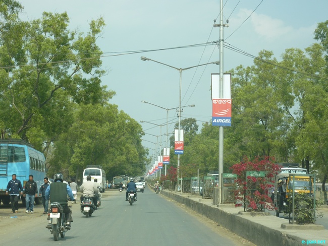 Road in and around Imphal :: March 2010