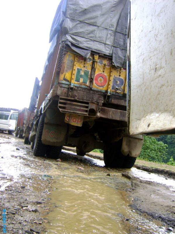 Deplorable condition of NH-53, Imphal-Jiribam Road :: July 2010